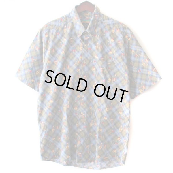 画像1: Pattern Shirt / G.Ball / size: L (1)