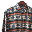 画像3: Pattern Shirt / Sapphire / size: XL (3)