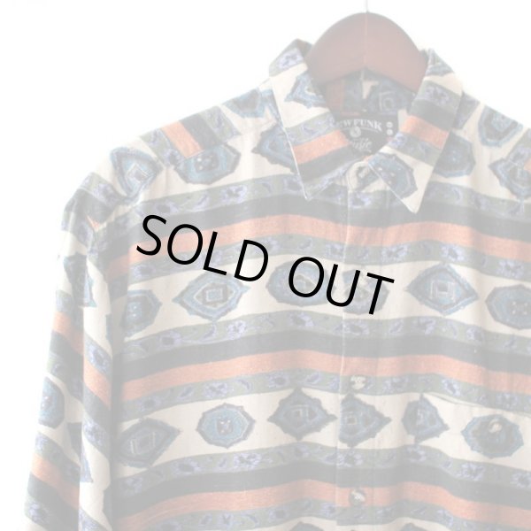 画像3: Pattern Shirt / Sapphire / size: XL (3)