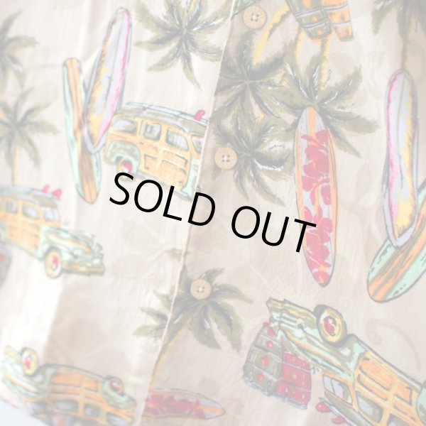 画像4: Pattern Shirt / Surf Car / size: XL (4)