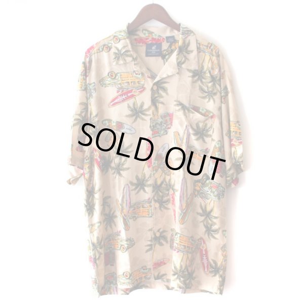 画像1: Pattern Shirt / Surf Car / size: XL (1)