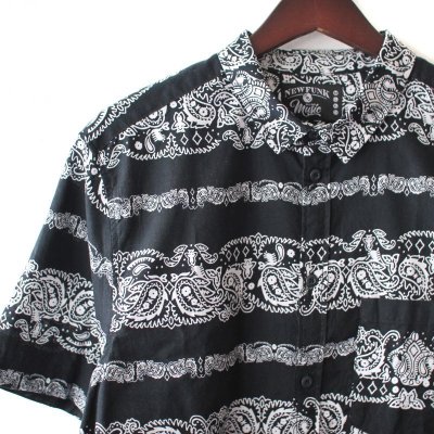 画像1: Pattern Shirt / PZRY BLACK / size: L