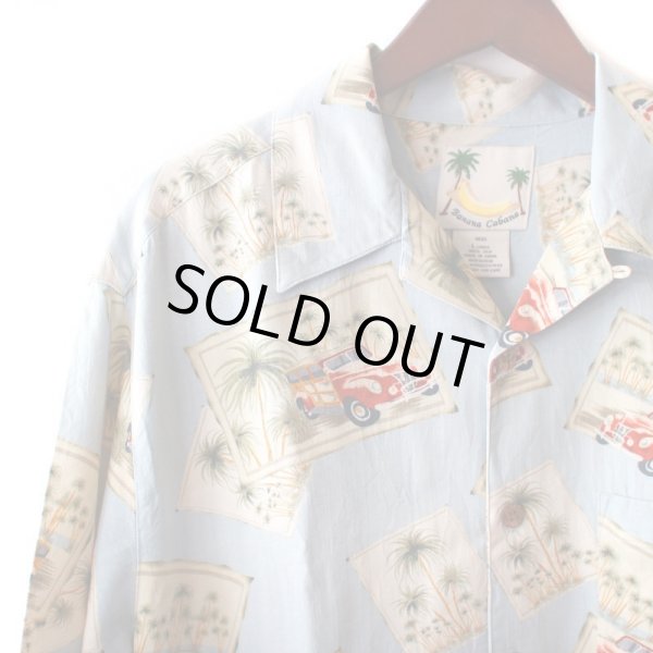 画像3: Pattern Shirt / L.Blue Bus / size: XL (3)