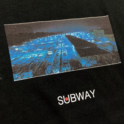 画像1: 【LIBE BRAND】SUBWAY TEE (BLACK)