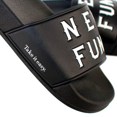 画像2: 【NEWFUNK】NF LOGO SHOWER SANDAL (BLACK)