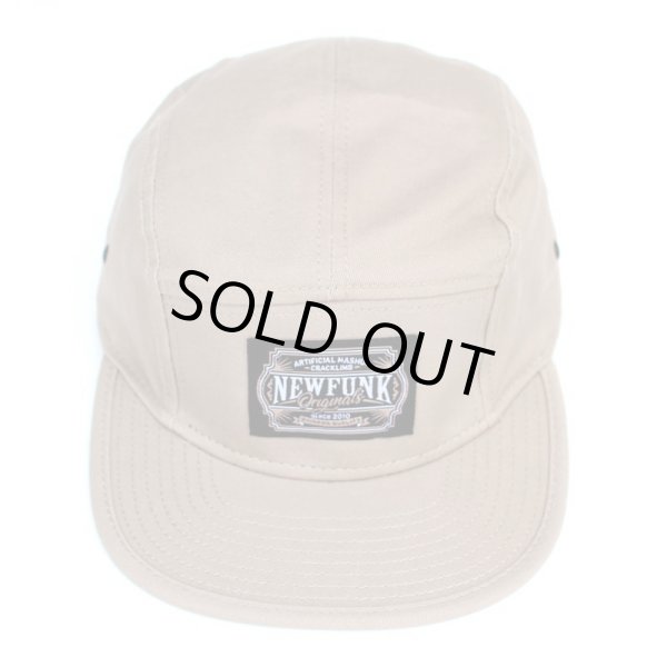 画像2: 【NEWFUNK】AMKZTAG 5 PANEL CAP (BEIGE) (2)