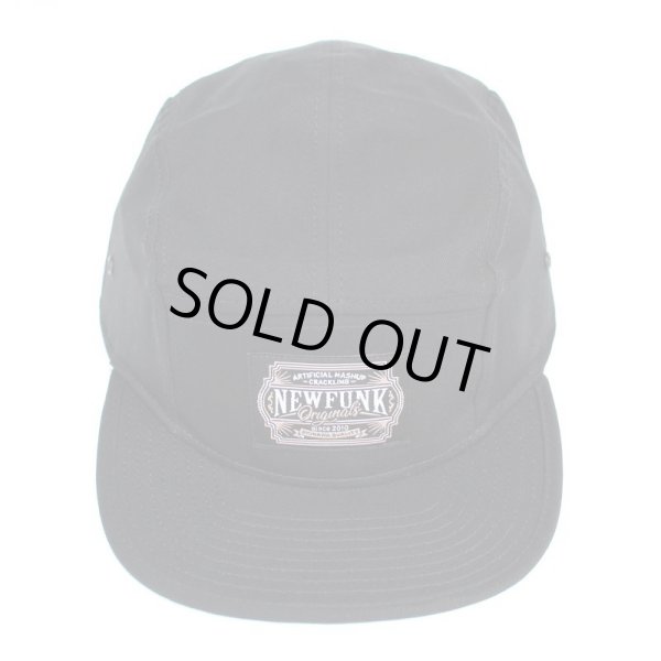 画像2: 【NEWFUNK】AMKZTAG 5 PANEL CAP (BLACK) (2)
