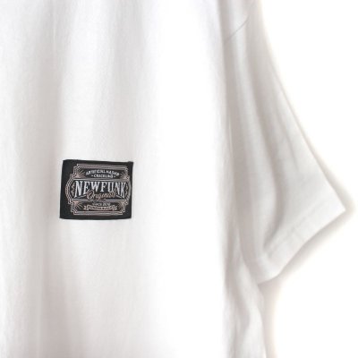 画像1: 【NEWFUNK】AMKZTAG TEE (WHITE)