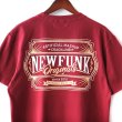 画像5: 【NEWFUNK】AMKZTAG TEE (WINE) (5)