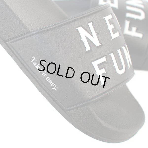 画像4: 【NEWFUNK】NF LOGO SHOWER SANDAL (BLACK) (4)