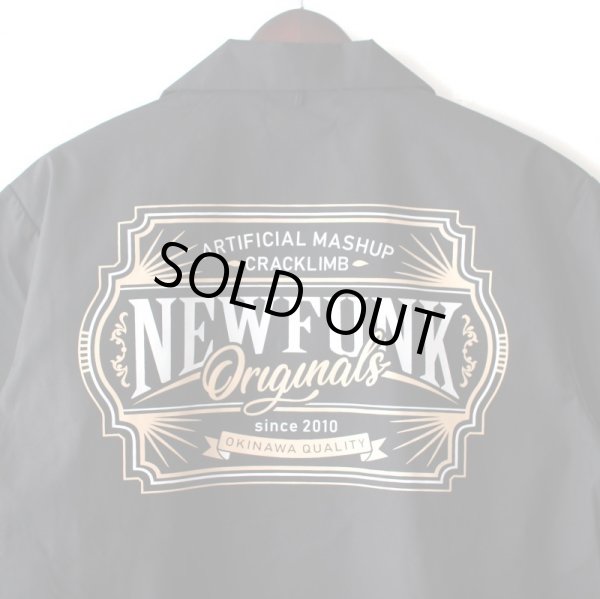 画像5: 【NEWFUNK】AMKZTAG OPEN COLLAR SHIRT (Black) (5)