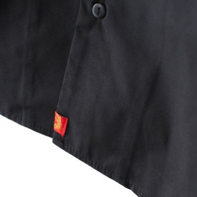 画像3: 【NEWFUNK】AMKZTAG OPEN COLLAR SHIRT (Black)