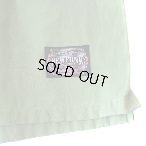 画像6: 【NEWFUNK】HALF ZIP LINEN SHIRT (Light Green) (6)