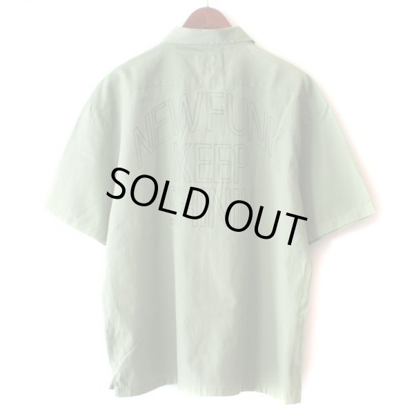 画像2: 【NEWFUNK】HALF ZIP LINEN SHIRT (Light Green) (2)