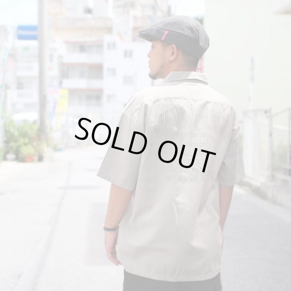 画像9: 【NEWFUNK】HALF ZIP LINEN SHIRT (Beige Gray) (9)