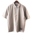 画像1: 【NEWFUNK】HALF ZIP LINEN SHIRT (Beige Gray) (1)