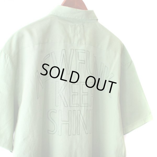 画像5: 【NEWFUNK】HALF ZIP LINEN SHIRT (Light Green) (5)