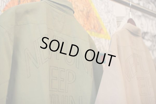 画像12: 【NEWFUNK】HALF ZIP LINEN SHIRT (Beige Gray) (12)