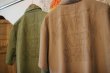 画像13: 【NEWFUNK】HALF ZIP LINEN SHIRT (Beige Gray) (13)