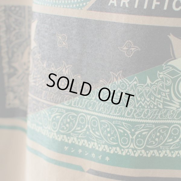 画像5: 【NEWFUNK】PAISLEY BANDANA TEE (Sand Khaki) (5)