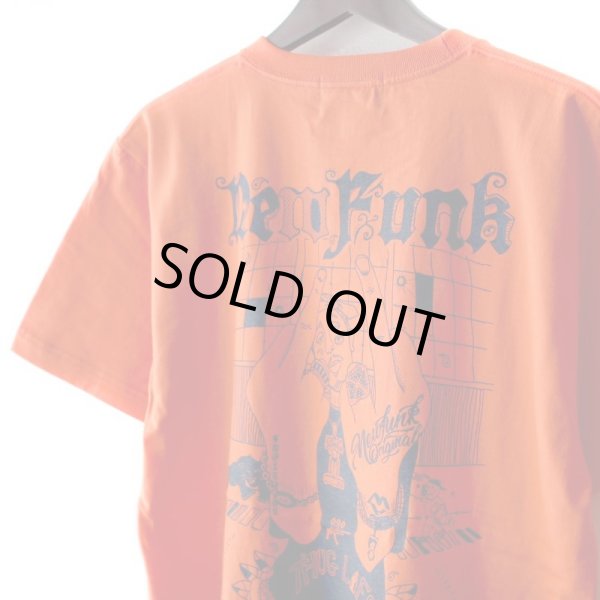 画像4: 【NEWFUNK】SIBA "Shakur" TEE (California Orange) (4)