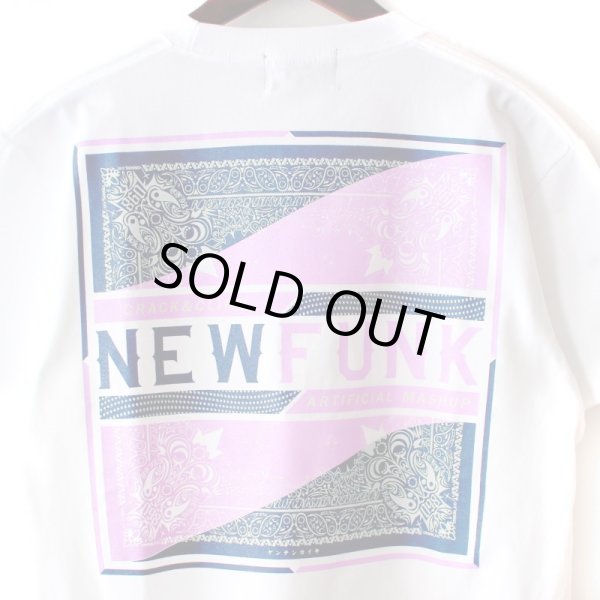 画像4: 【NEWFUNK】PAISLEY BANDANA TEE (White) (4)