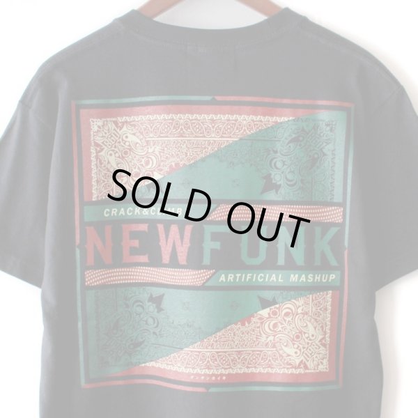 画像4: 【NEWFUNK】PAISLEY BANDANA TEE (Black) (4)