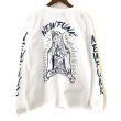 画像1: 【NEWFUNK】SIBA "MARIA" LONG SLEEVE SHIRT (WHITE) (1)