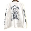 画像1: 【NEWFUNK】SIBA "MARIA" LONG SLEEVE SHIRT (WHITE) (1)