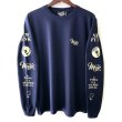 画像2: 【NEWFUNK】MUSIC ALL DAY LONG SLEEVE SHIRT (Navy) (2)