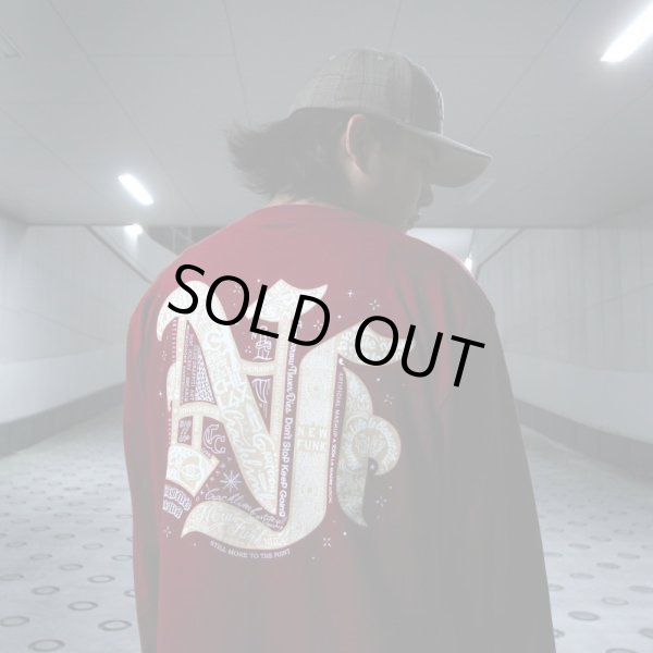画像8: 【NEWFUNK】FLASH LONG SLEEVE SHIRT (WINE) (8)