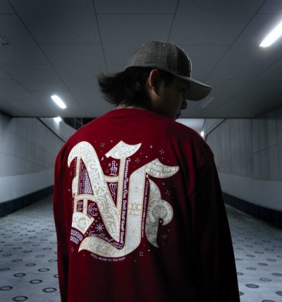 画像3: 【NEWFUNK】FLASH LONG SLEEVE SHIRT (WINE)