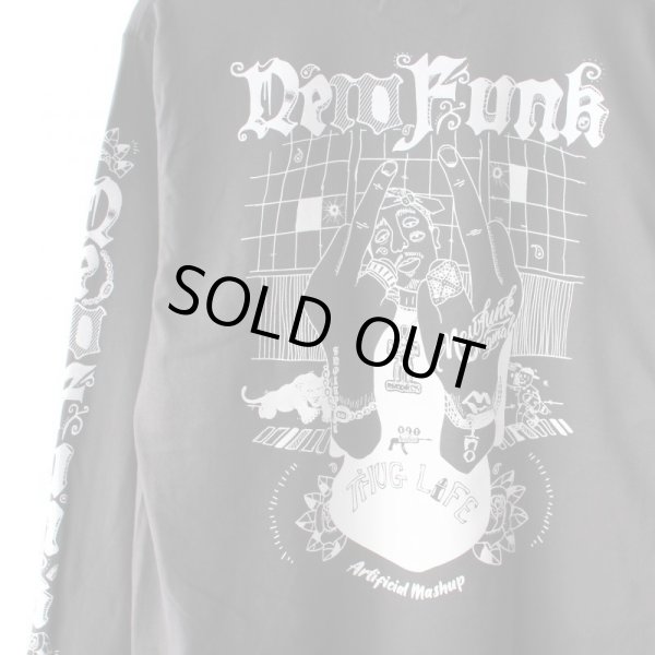 画像4: 【NEWFUNK】SIBA "Shakur" Long Sleeve Shirt (Shadow) (4)