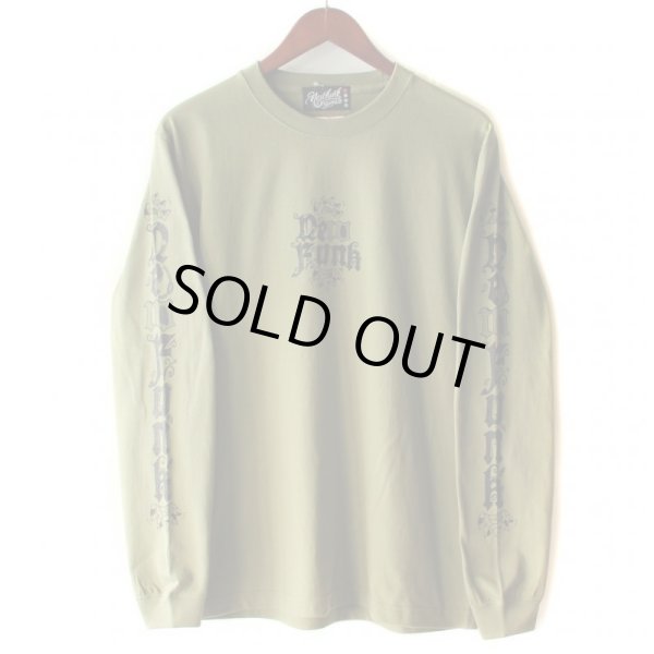 画像2: 【NEWFUNK】SIBA "Shakur" LONG SLEEVE SHIRT (Olive) (2)
