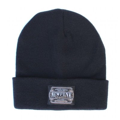 画像3: 【NEWFUNK】AMKZTAG KNIT CAP (BLACK)