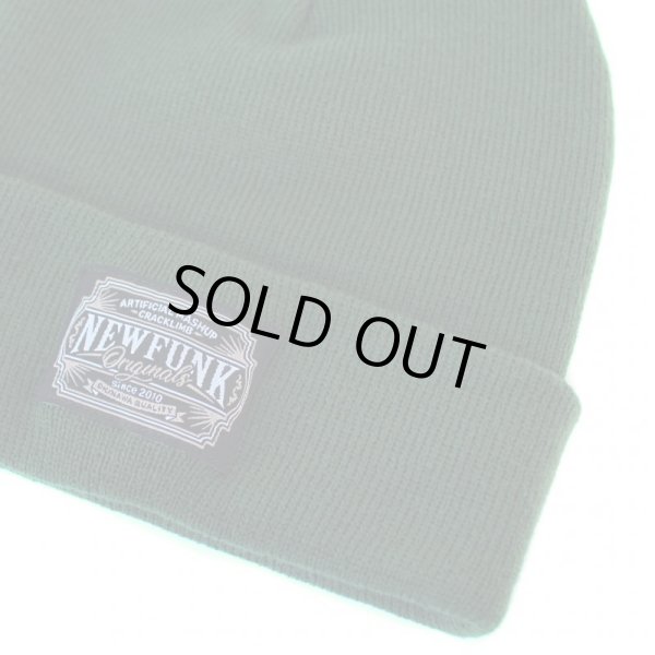 画像4: 【NEWFUNK】AMKZTAG KNIT CAP (IVY GREEN) (4)
