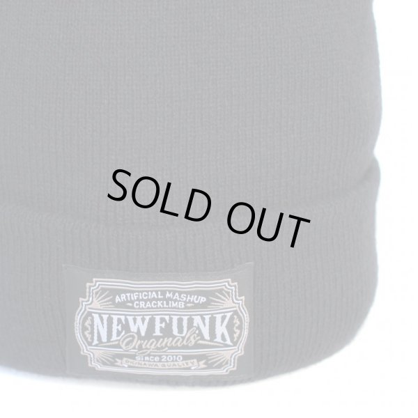 画像3: 【NEWFUNK】AMKZTAG KNIT CAP (BLACK) (3)