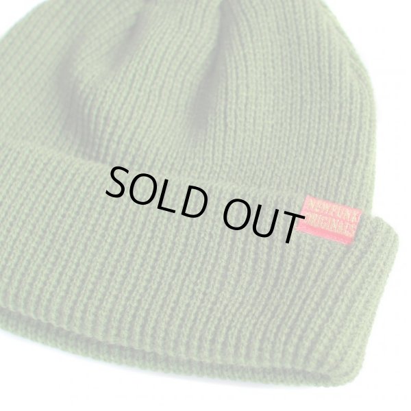 画像2: 【NEWFUNK】SHORT KNIT CAP (GREEN) (2)