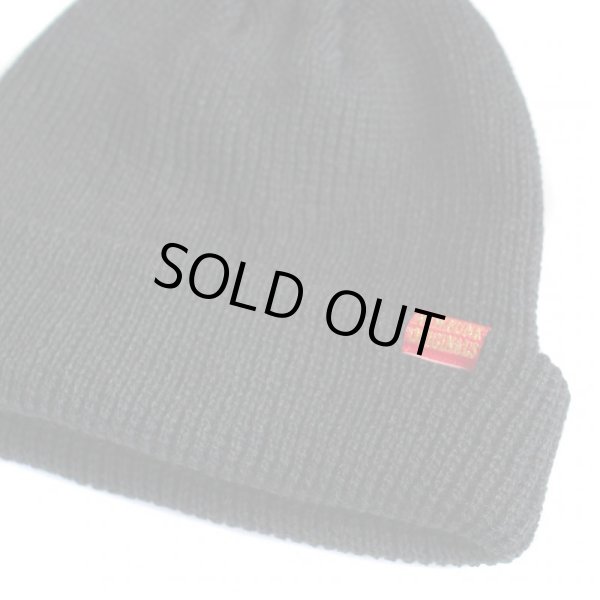 画像2: 【NEWFUNK】SHORT KNIT CAP (BLACK) (2)