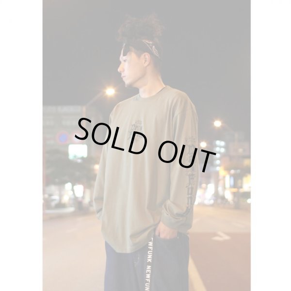 画像6: 【NEWFUNK】SIBA "Shakur" LONG SLEEVE SHIRT (Olive) (6)