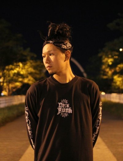 画像1: 【NEWFUNK】SIBA "Shakur" Long Sleeve Shirt (Shadow)