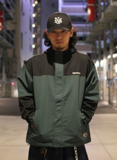 画像1: 【NEWFUNK】 MOUNTAIN JACKET - TL20 (GRN/BLK)