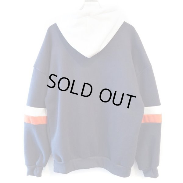 画像2: 【NEWFUNK】TWO LINE HOODIE (2)