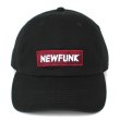 画像2: 【NEWFUNK】BOX LOGO 6 PANEL CAP (BK/RD) (2)