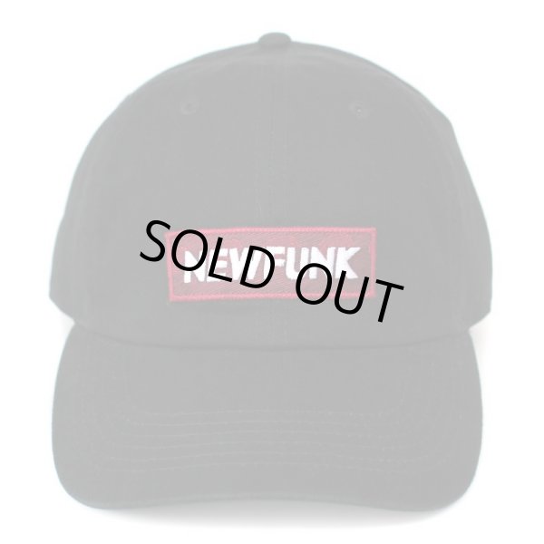 画像2: 【NEWFUNK】BOX LOGO 6 PANEL CAP (BK/RD) (2)