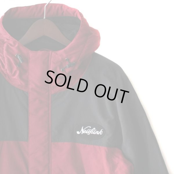 画像3: 【NEWFUNK】 MOUNTAIN JACKET - FLEECE IN (BK/RD) (3)