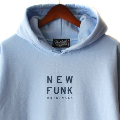 画像2: 【NEWFUNK】LOGO HOODIE (LT-BLUE)