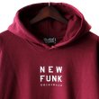 画像2: 【NEWFUNK】LOGO HOODIE (Wine) (2)