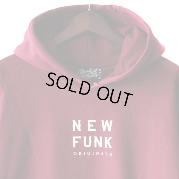 画像2: 【NEWFUNK】LOGO HOODIE (Wine) (2)