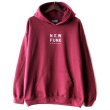 画像1: 【NEWFUNK】LOGO HOODIE (Wine) (1)